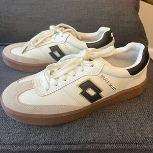 Lotto Brazil White and Black Sneakers